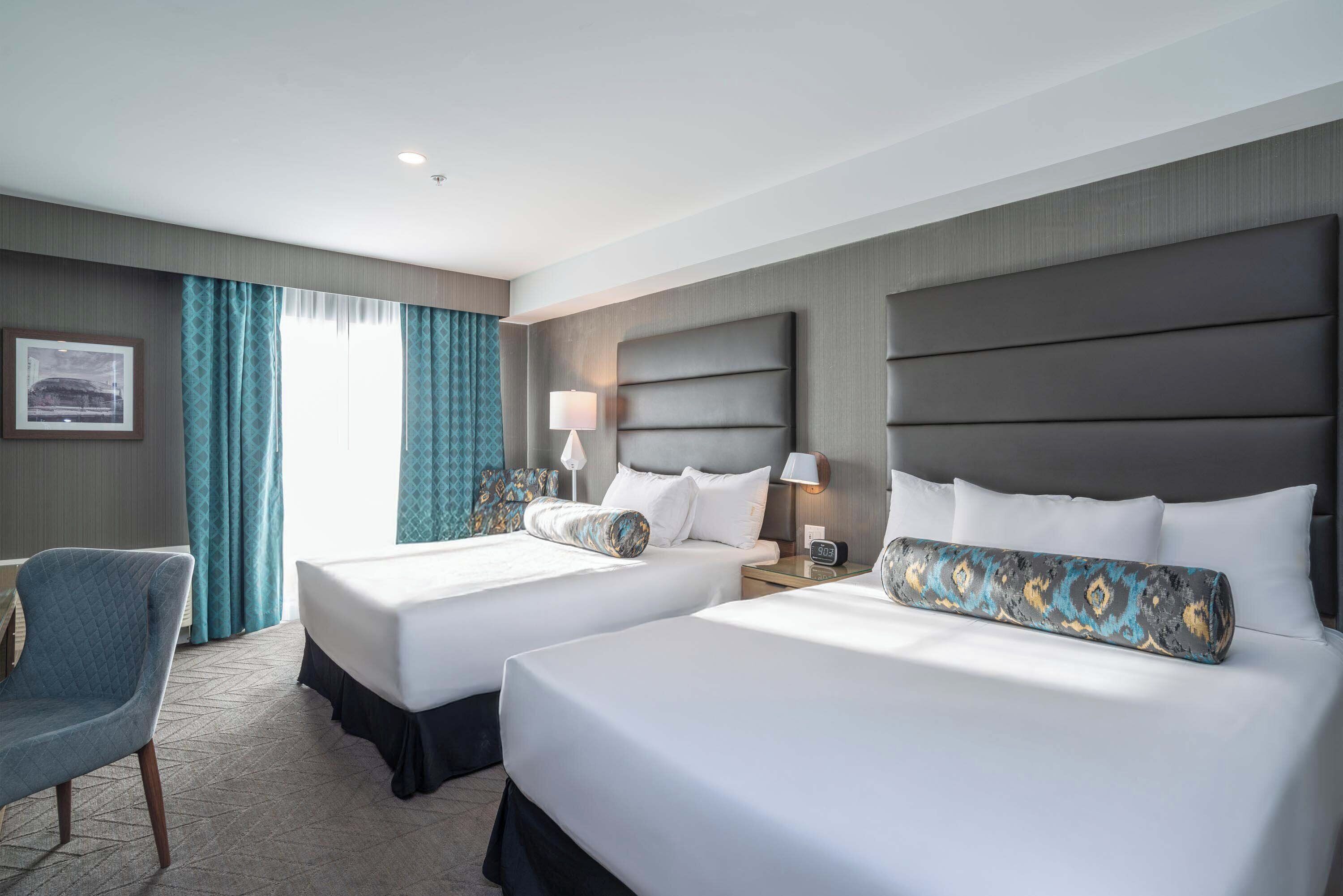 Standard Room, 2 Queen Beds | Premium bedding, pillow-top beds, minibar, in-room safe