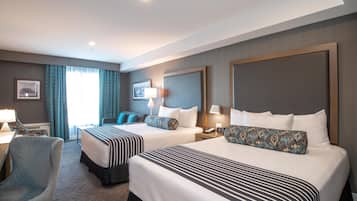 Standard Room, 2 Queen Beds, Sofa Bed | 1 bedroom, premium bedding, pillow-top beds, minibar