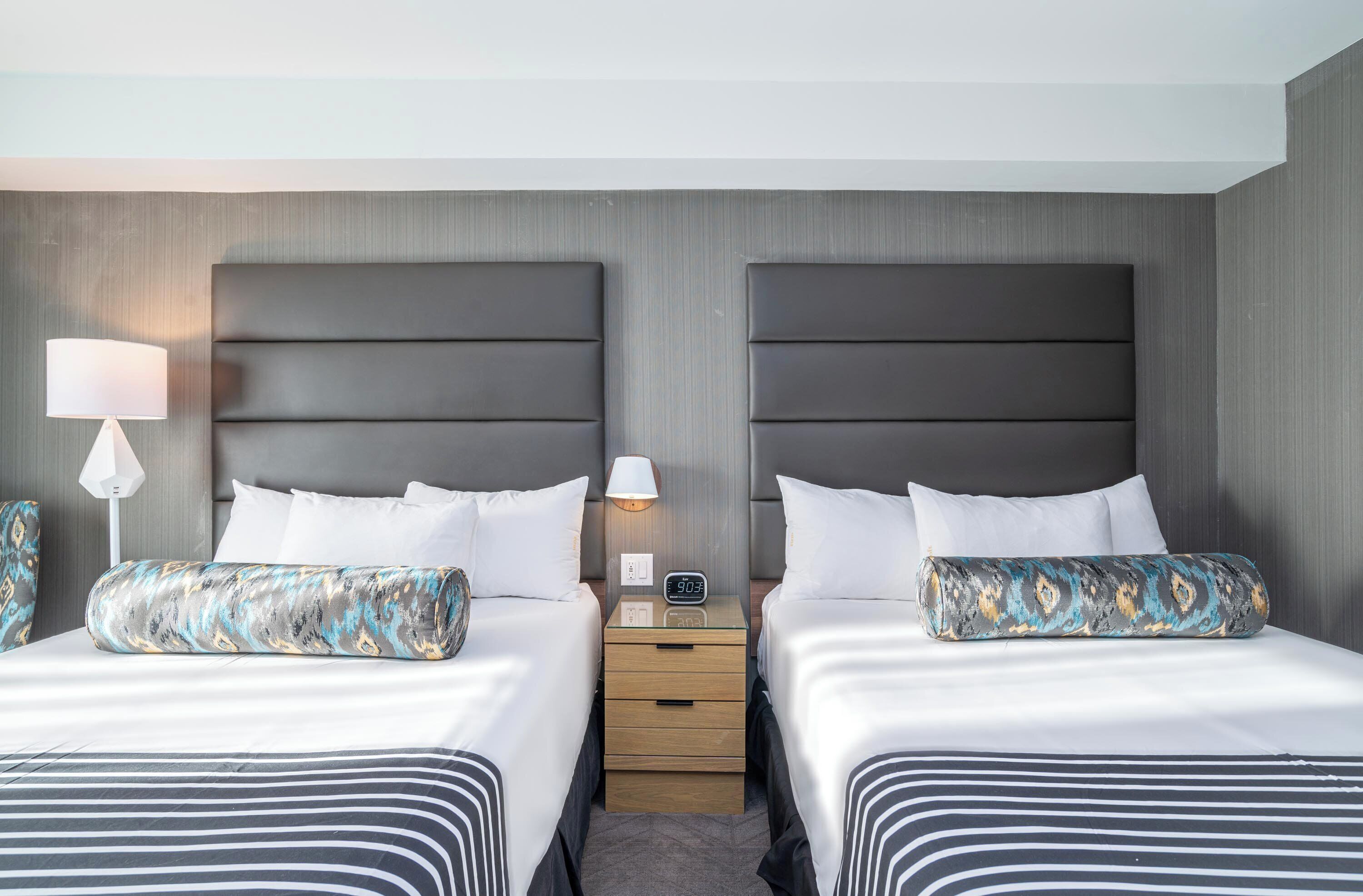 standard room, 2 queen beds | premium bedding, pillow-top beds, minibar, in-room safe