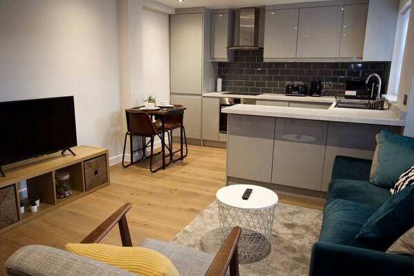 Apartment, 2 Bedrooms | Living area | Flat-screen TV - 2 Bed apartment Bishops Stortford (Bishop's Stortford)