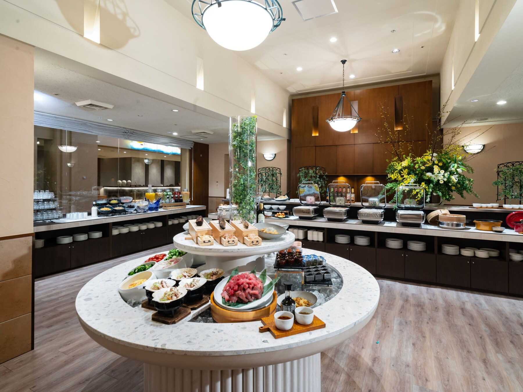 Daily buffet breakfast for a fee