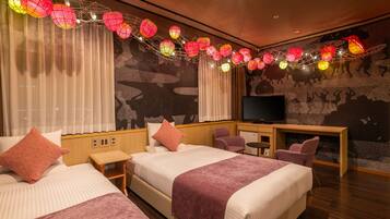 Nebuta Twin High Floor Non-Smoking Max adult occupancy 3 person | In-room safe, desk, WiFi (free), bed sheets