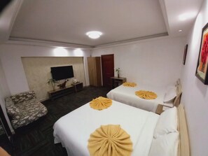 Family Room, 2 Double Beds | Reception - City Apartment (Suva)