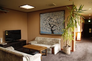 Lobby sitting area