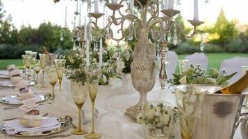 Espace mariage en plein air