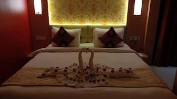Blackout curtains, free WiFi, bed sheets, wheelchair access