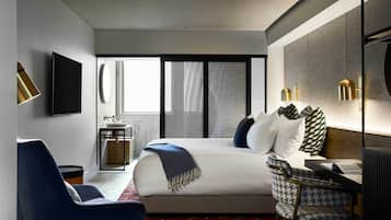 1 habitación, ropa de cama de alta calidad, cubrecamas y minibar
