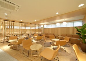 Sittområde i lobbyn