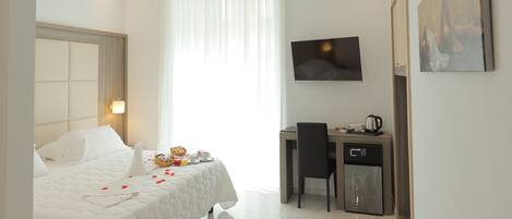 Minibar, in-room safe, desk, blackout curtains