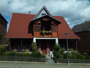 Fassade der Unterkunft