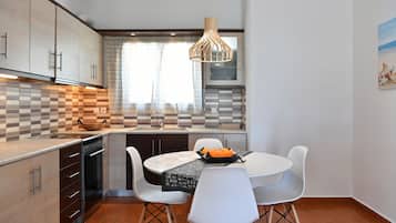 Romantic Villa, 1 King Bed with Sofa bed, Accessible, Pool View | Private kitchen | Fridge, espresso maker, coffee/tea maker, electric kettle