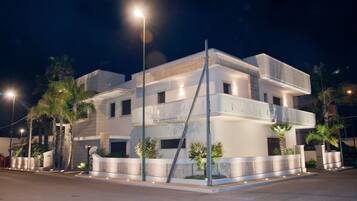 Front of property - evening/night