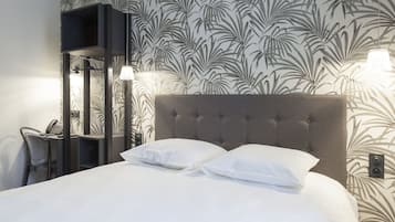 Chambre Double | Bureau, chambres insonorisées, Wi-Fi gratuit, draps fournis