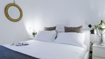 Apartment, 2 Bedrooms, Garden Area | 2 bedrooms, iron/ironing board, bed sheets