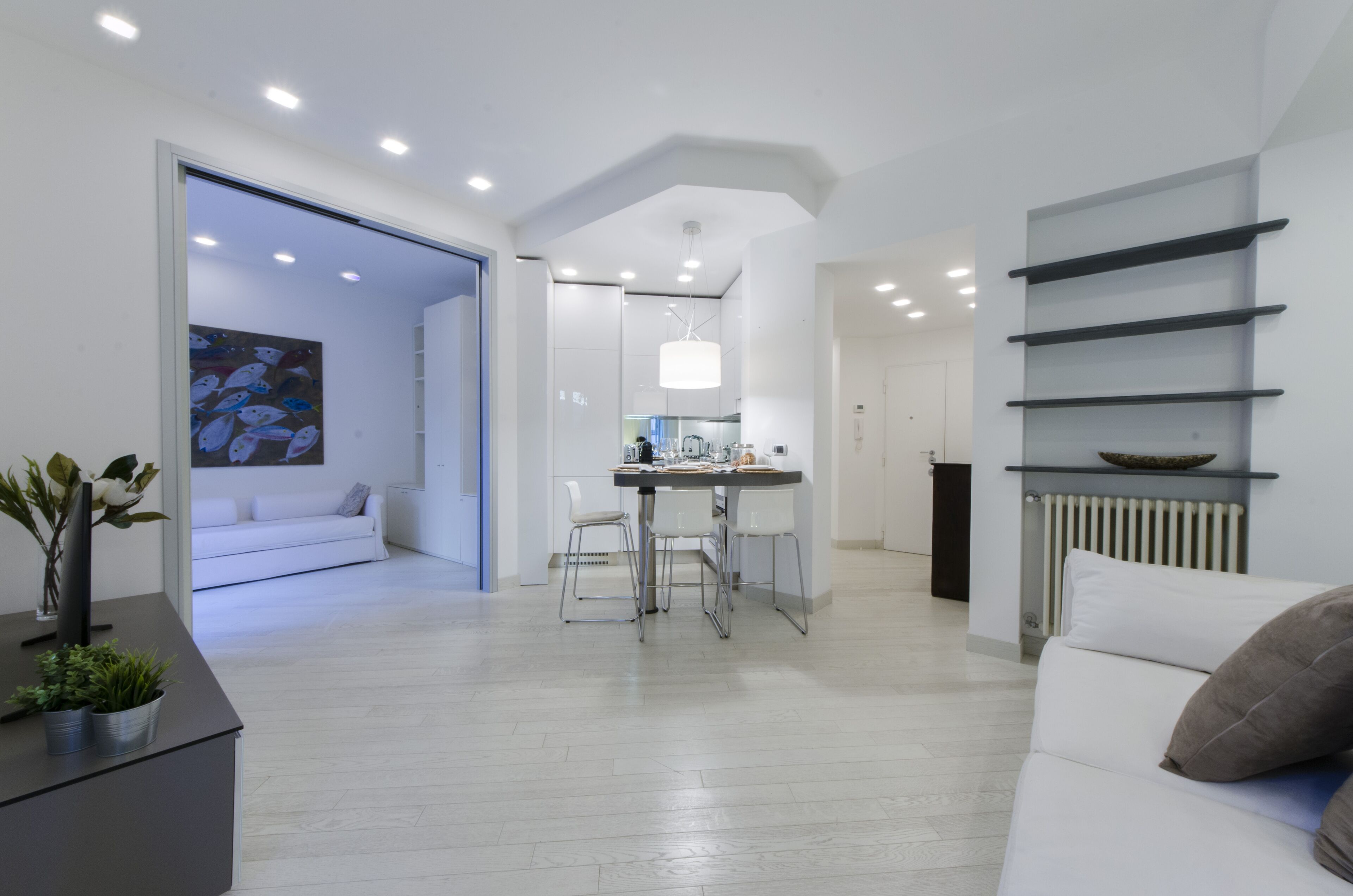 Apartment, 2 Schlafzimmer, zum Garten hin | Wohnbereich
