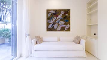 Appartement, 2 chambres, cÎté jardin | Coin séjour