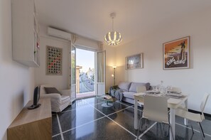 Apartment, 2 Bedrooms, Balcony | Living area | TV - JOIVY Family Flat Vicino al Mare a Genova Quinto (Genoa)