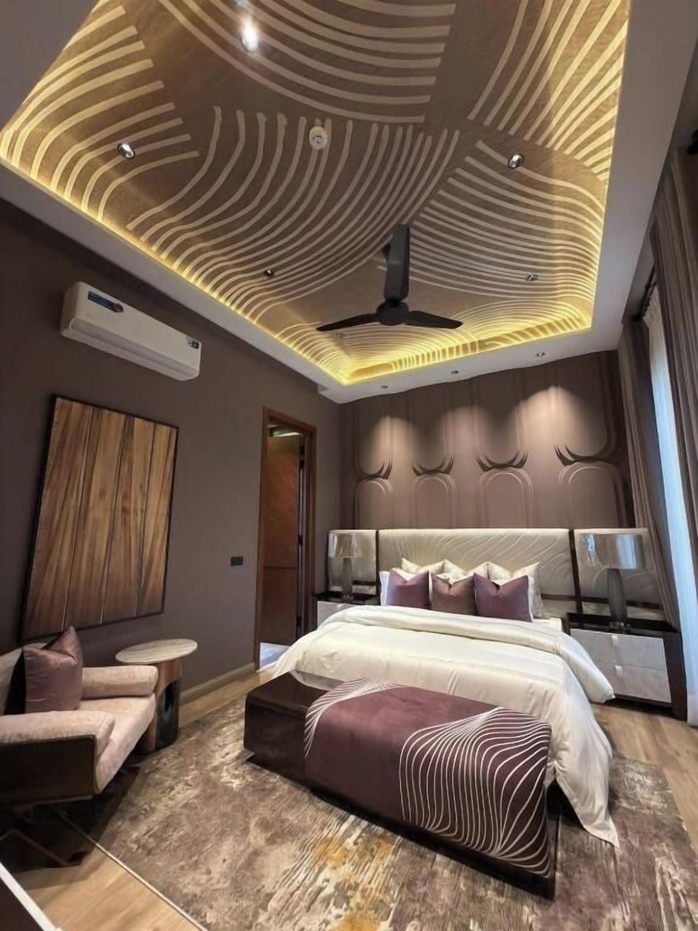 1 quarto, roupas de cama premium, frigobar, cofres nos quartos