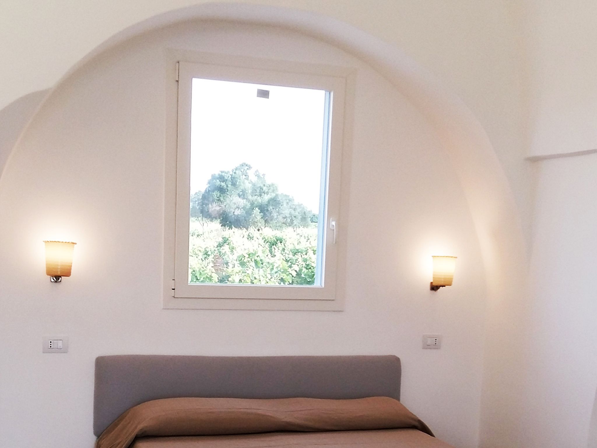 Studio, barrierefrei, Kochnische (Negramaro) | Ausblick vom Zimmer