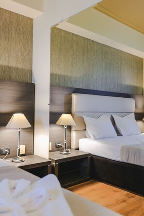 Ropa de cama hipoalergénica y minibar 