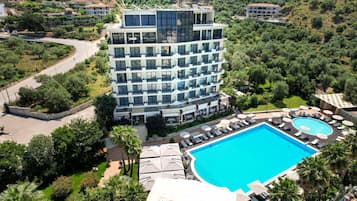 Voorkant van accommodatie