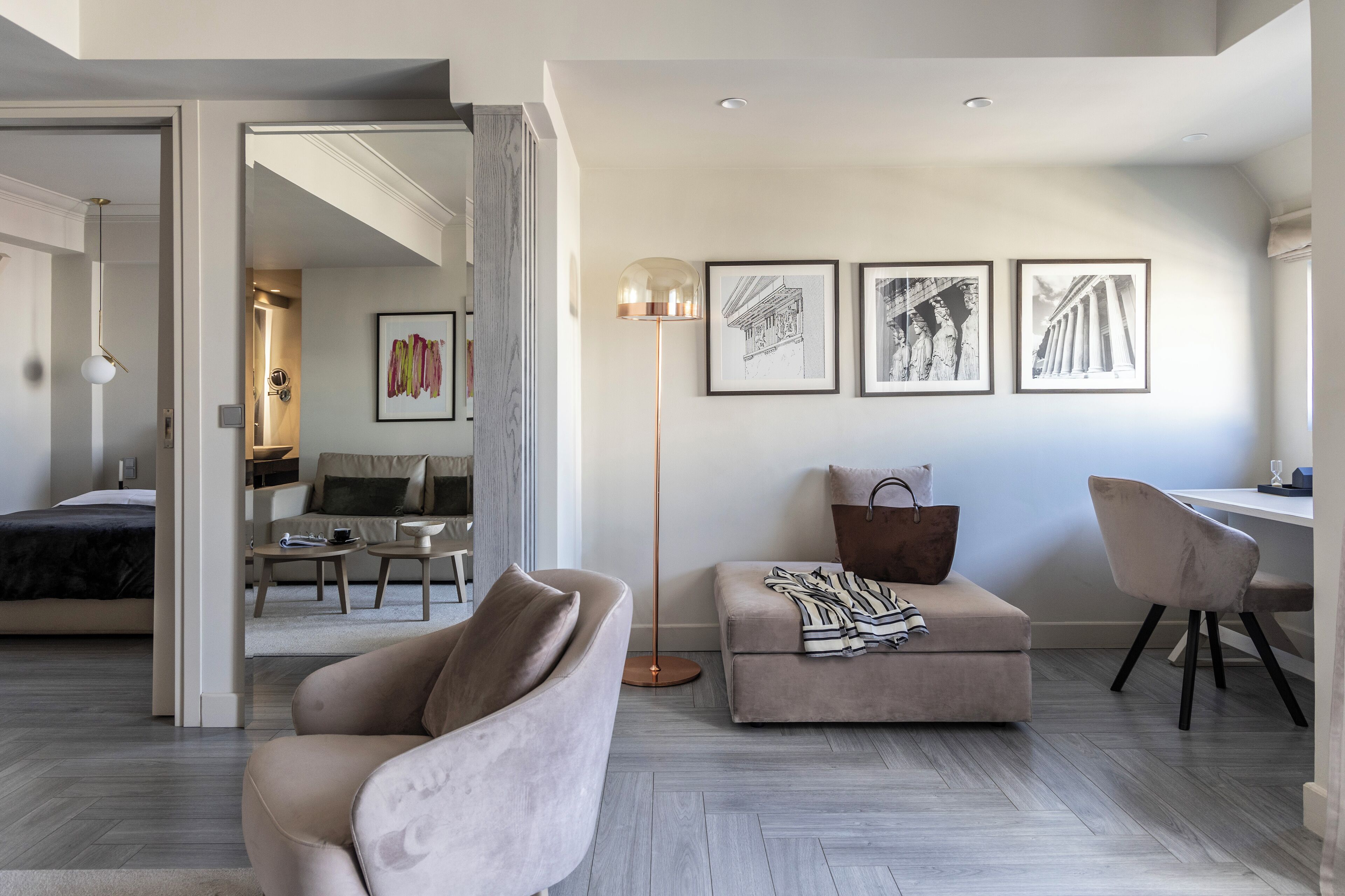 master suite 61 | 1 bedroom, premium bedding, desk, soundproofing