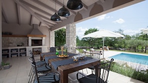Terrace/patio - Villa Astarea & Divina (Marcana)