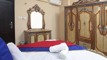 ดีลักซ์อพาร์ทเมนท์, 1 ห้องนอน | Wi-Fi ฟรี, ผ้าปูที่นอน