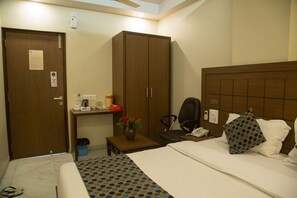 Egyptian cotton sheets, premium bedding, memory-foam beds, minibar