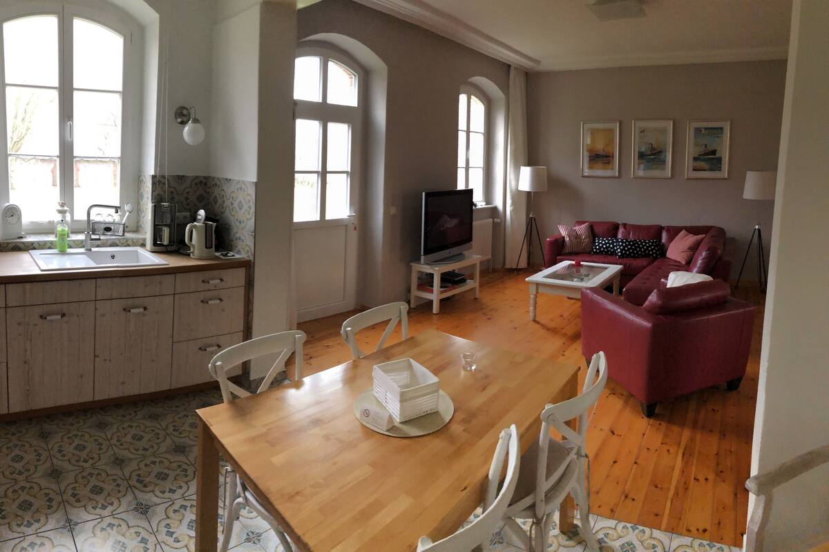 Condo familial, 2 chambres (Kap) | Lit de bébé (supplément), accès au Wi-Fi (inclus), décor unique