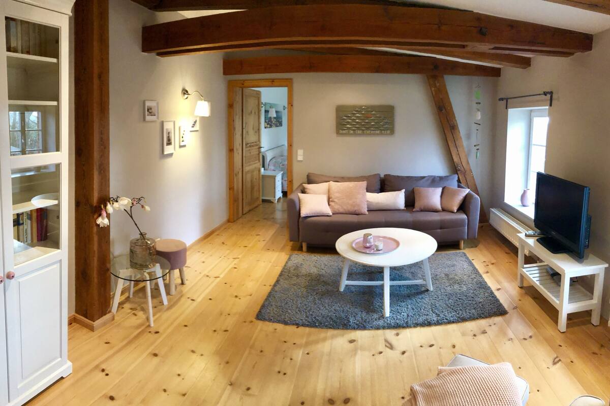 Condo familial, 2 chambres (Nordstrand) | Lit de bébé (supplément), accès au Wi-Fi (inclus), décor unique