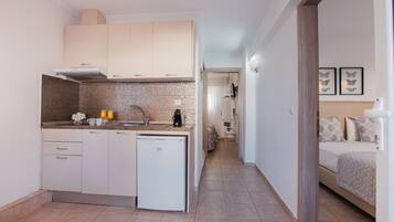 Apartment, 2 Schlafzimmer | Eigene Kochnische | Kühlschrank, Herdplatte, Espressomaschine, Wasserkocher