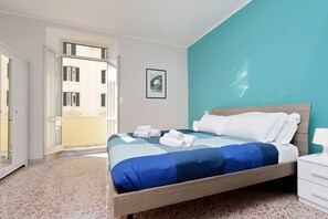 Apartment, 2 Schlafzimmer | 2 Schlafzimmer, Bügeleisen/Bügelbrett, kostenloses WLAN, Bettwäsche