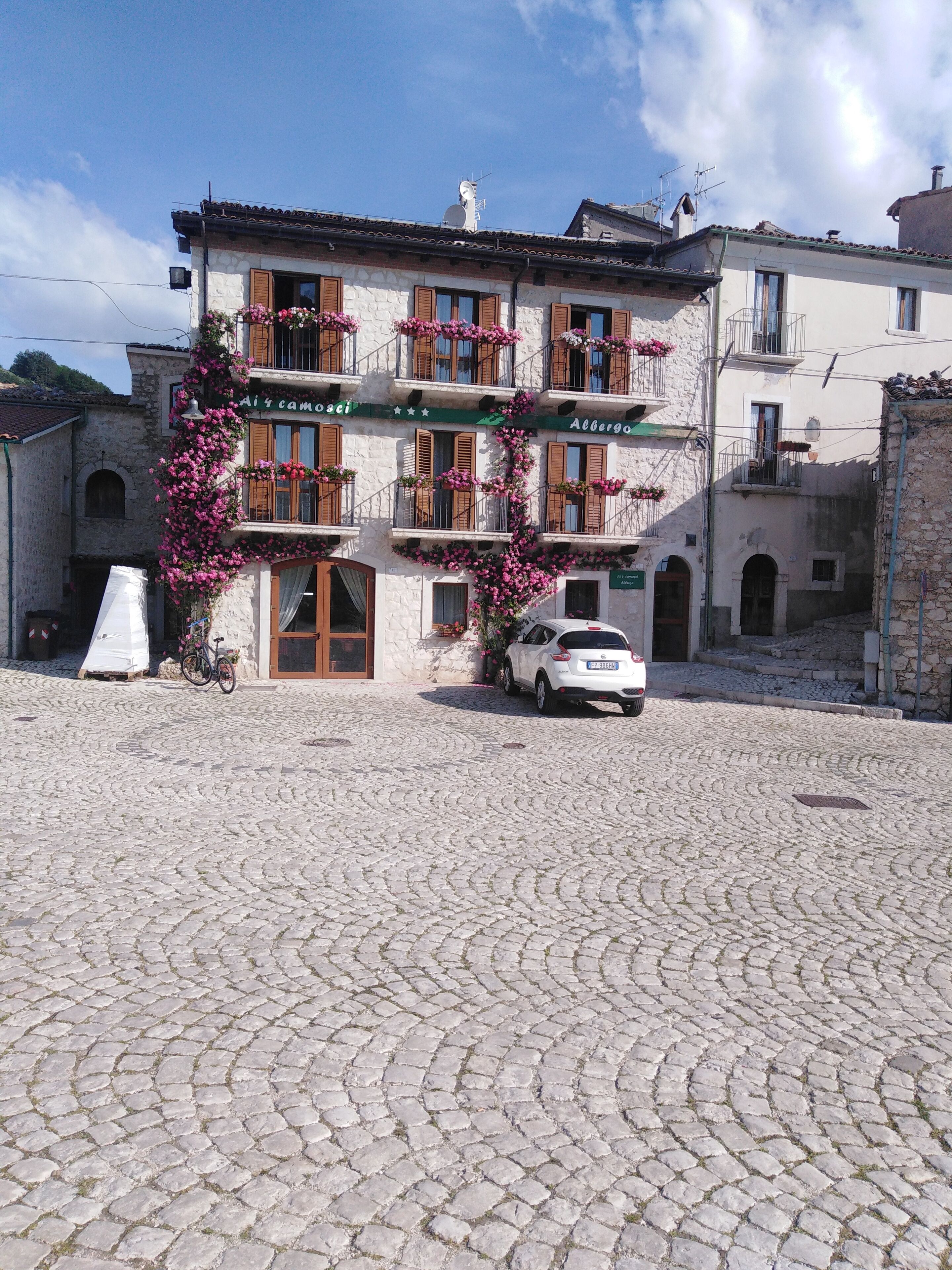 Fassade der Unterkunft