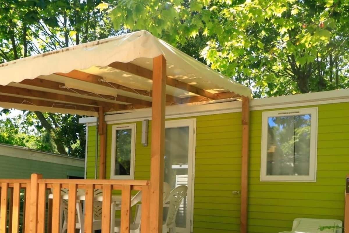 Stacaravan, 1 slaapkamer (Logement insolite Cahita) | Terras