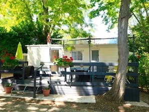 Mobile Unterkunft, 2 Schlafzimmer (Quatuor Confort) | Terrasse/Patio