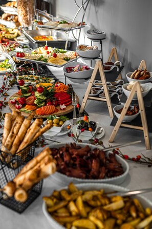 Morgenmadsbuffet hver dag mod et gebyr