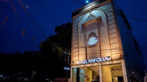 A hotel building with a prominent sign reading 'HOTEL NNP GRAND' and an ornate entrance. - Hotel NNP Grand (Rameshwaram)