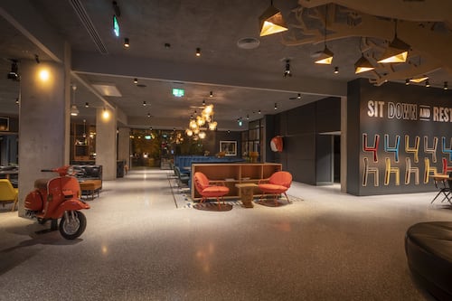Lobby sitting area