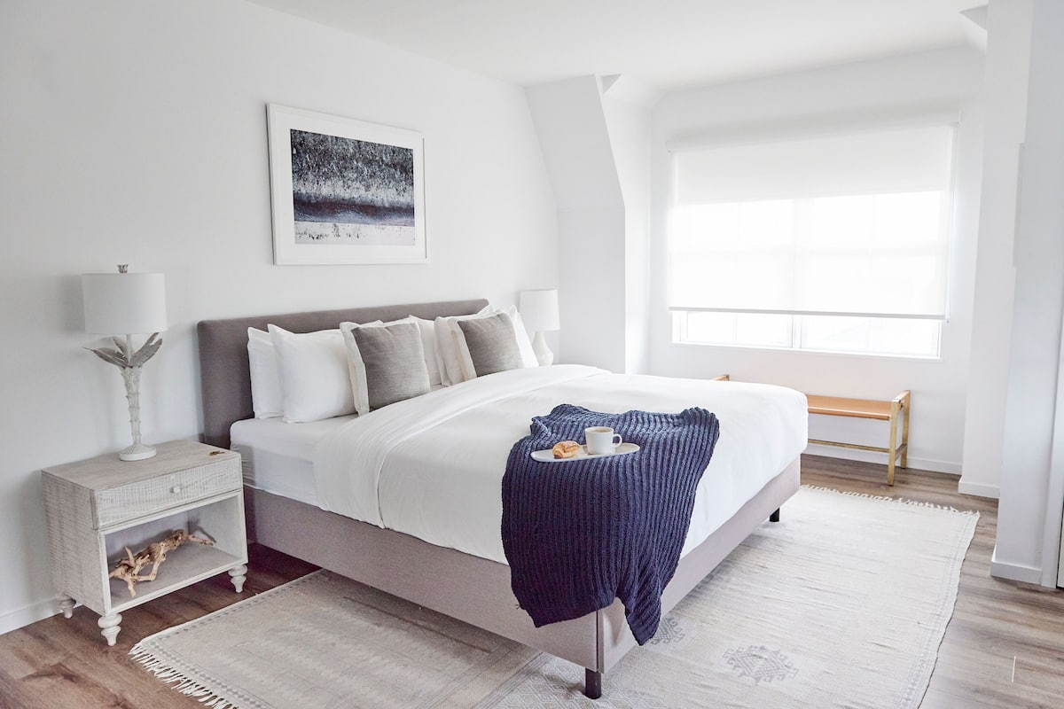 1 chambre, literie de qualité supérieure, couette en duvet d'oie