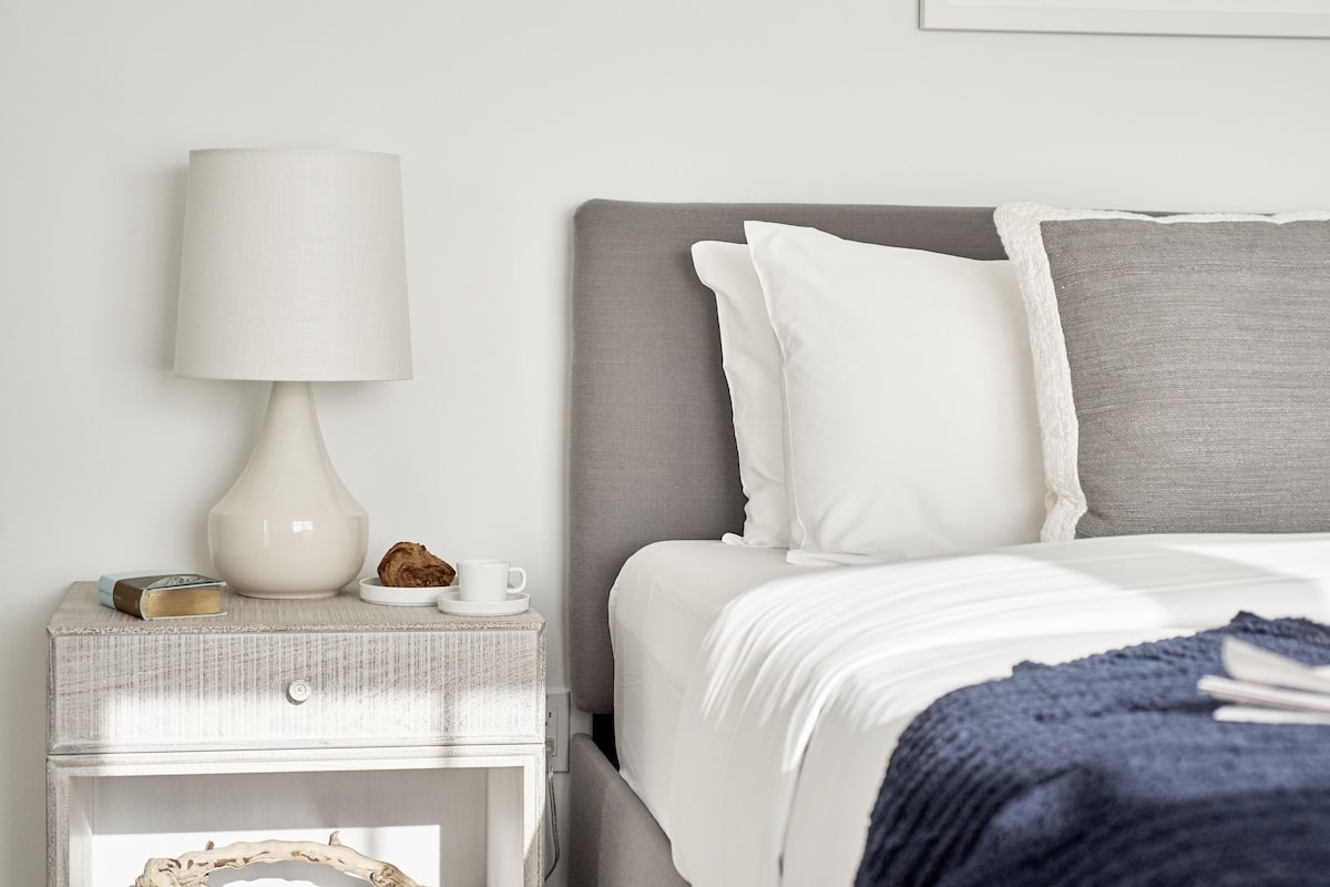 1 chambre, literie de qualité supérieure, couette en duvet d'oie