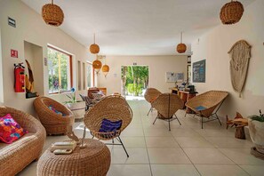 Sala de estar en el lobby