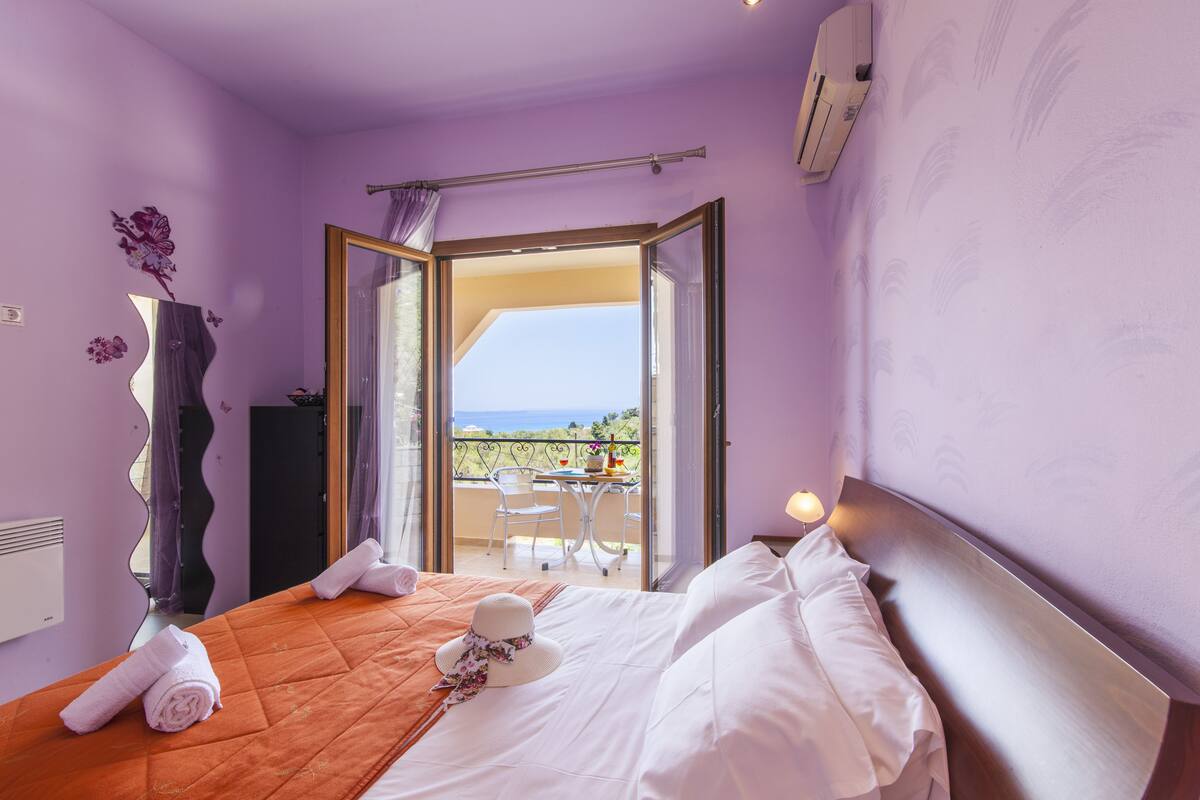 Deluxe Apartment, Pool View | Hypo-allergenic bedding, in-room safe, individually decorated