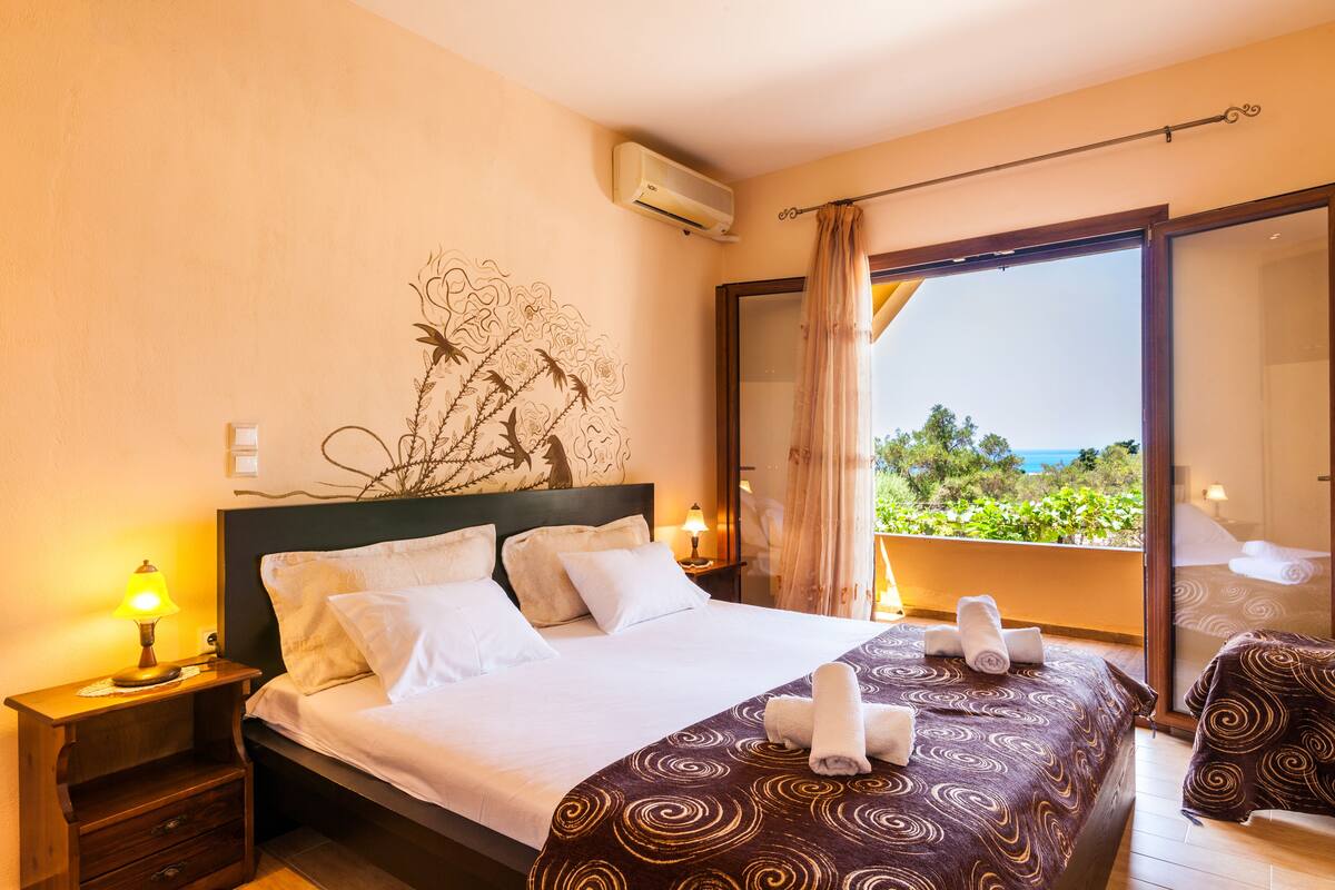 Premium Apartment, Pool View | Hypo-allergenic bedding, in-room safe, individually decorated