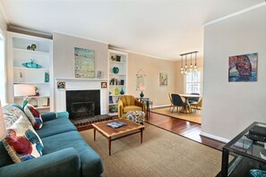 Ferienhaus, 2 Queen-Betten (Coach`s Corner) | Wohnzimmer