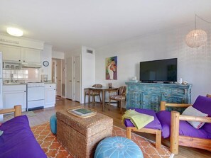 Appart'hôtel, 1 chambre (SBRC - Beach and Racquet) | Salle de séjour