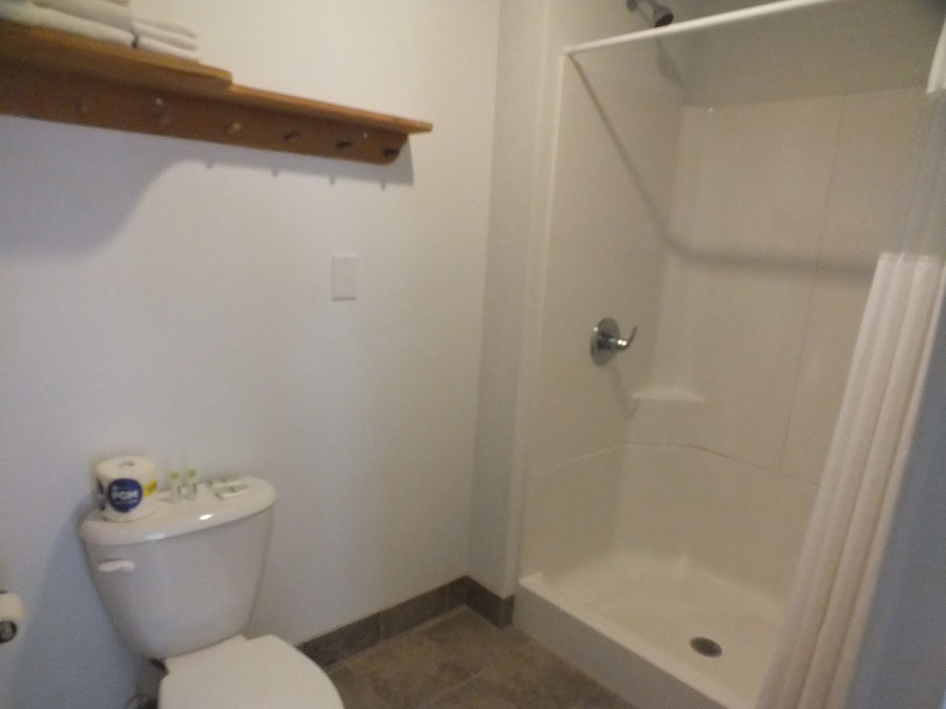 standard room, 1 queen bed, non smoking | bathroom shower