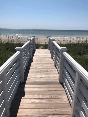 On the beach