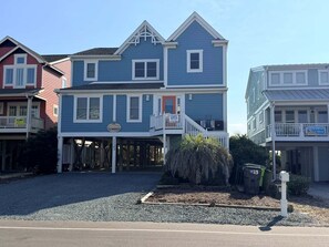 Exterior - Majak Moments: Exceptionally spacious oceanfront 7BR home in Holden Beach. (Holden Beach)