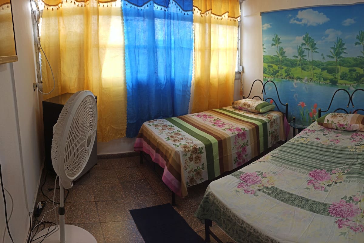 1 bedroom, down comforters, laptop workspace, free WiFi